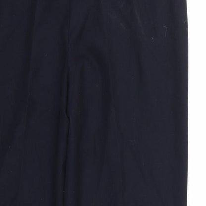 Womens UK Size 12 Preworn Regular Fit  Blue Trousers