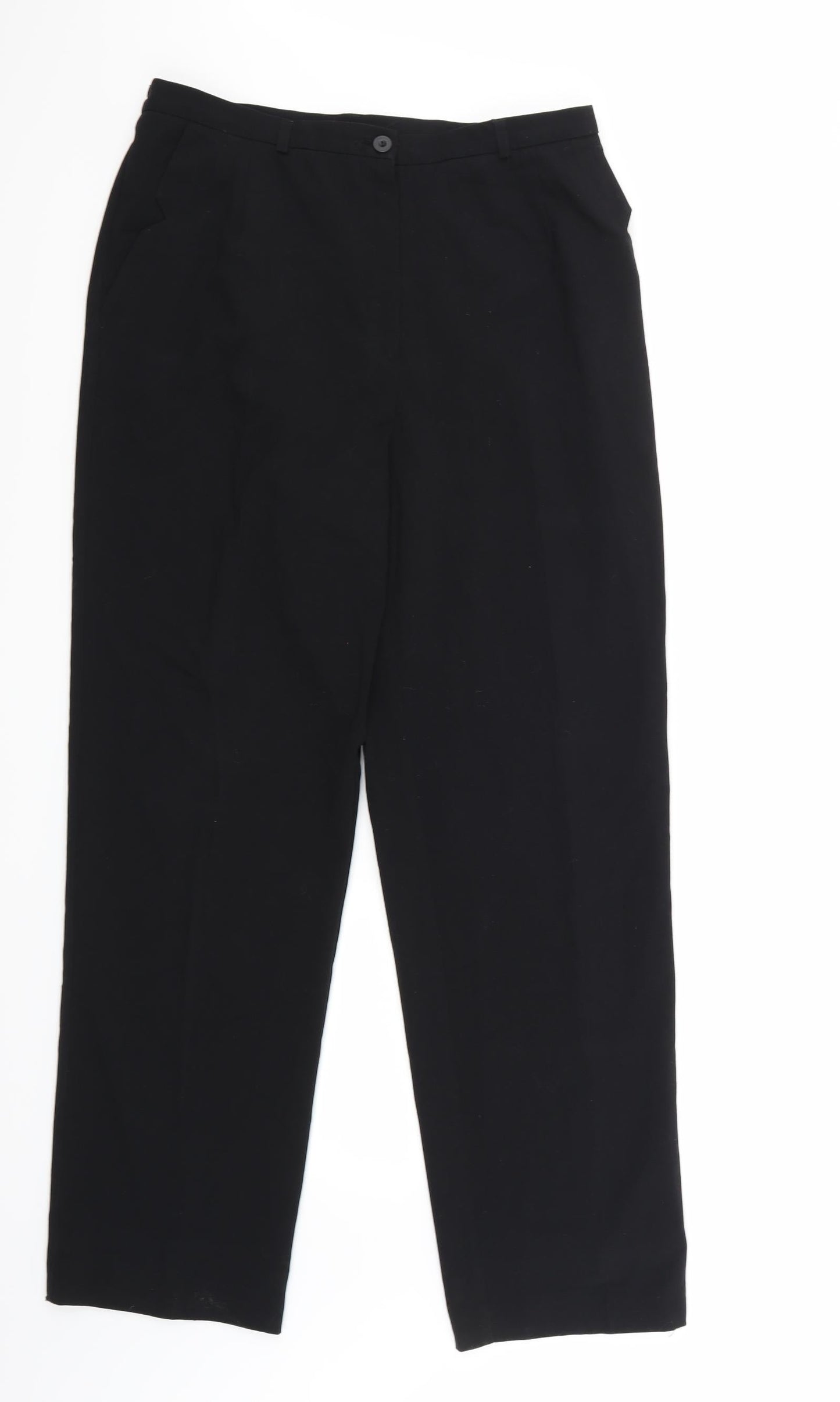 Elimma Womens Black   Trousers  Size 16 L31 in