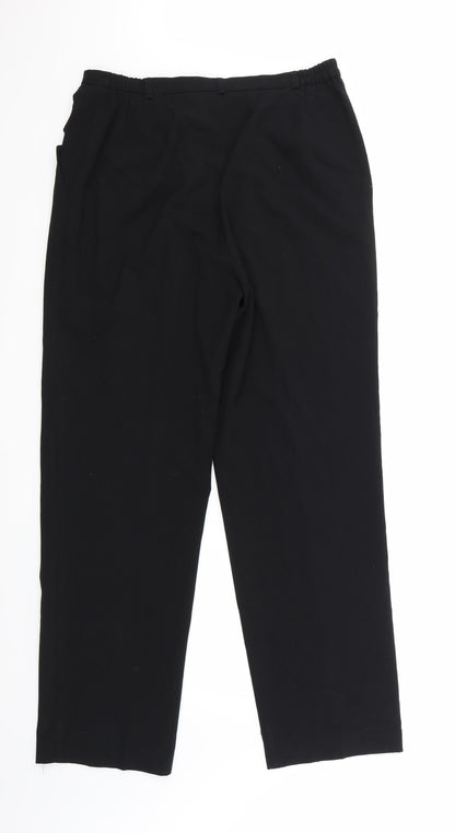 Elimma Womens Black   Trousers  Size 16 L31 in