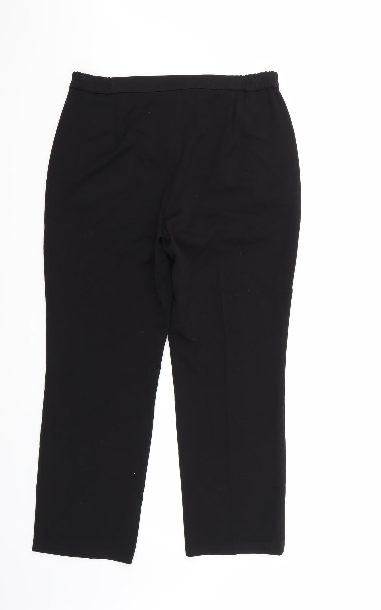 Womens UK Size 12 Marks and Spencer Regular Fit  Black Trousers