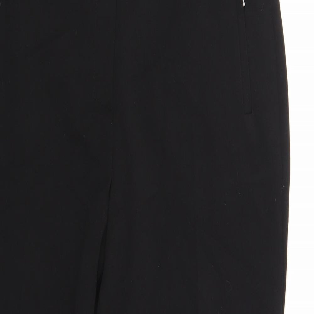 Womens UK Size 12 Marks and Spencer Regular Fit  Black Trousers