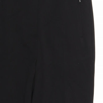 Womens UK Size 12 Marks and Spencer Regular Fit  Black Trousers