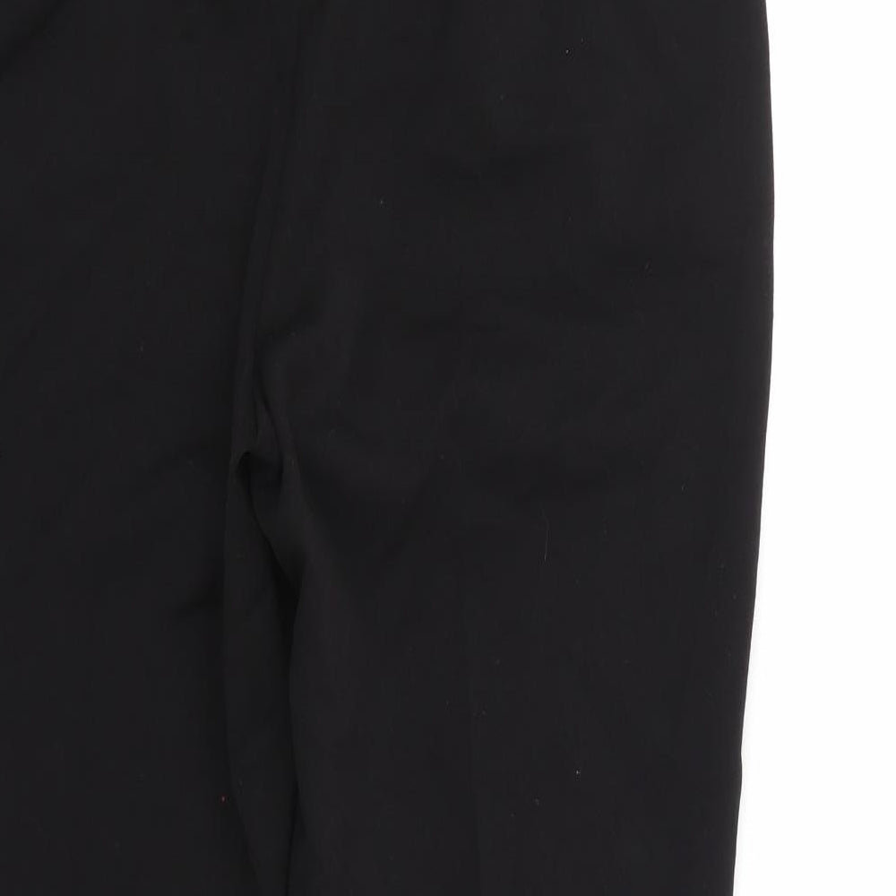 Womens UK Size 12 Marks and Spencer Regular Fit  Black Trousers