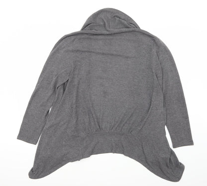 South Bay Womens Grey   Cardigan Jumper Size XL