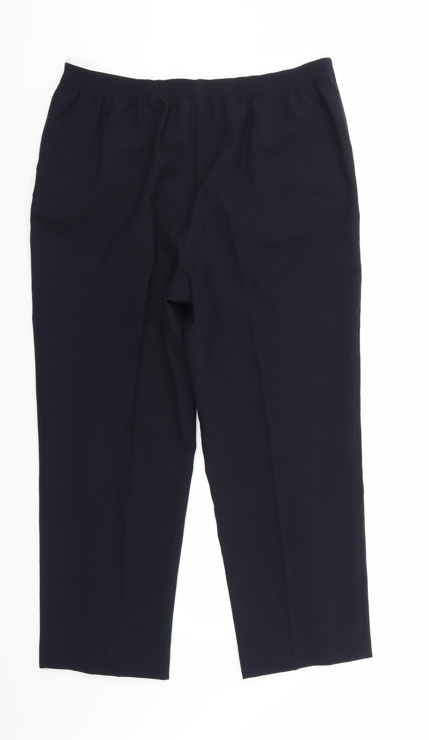 Womens UK Size 12 Isle Regular Fit  Black Trousers