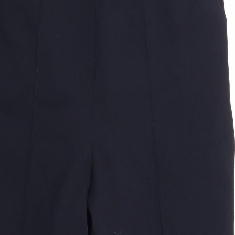 Womens UK Size 12 Isle Regular Fit  Black Trousers