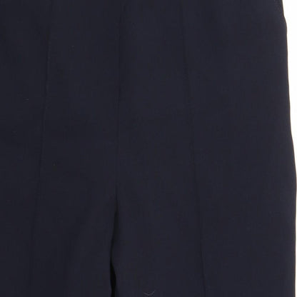 Womens UK Size 12 Isle Regular Fit  Black Trousers