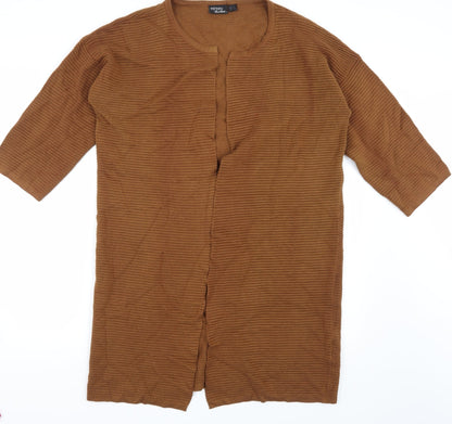 ESMARA Womens Brown   Cardigan Jumper Size M