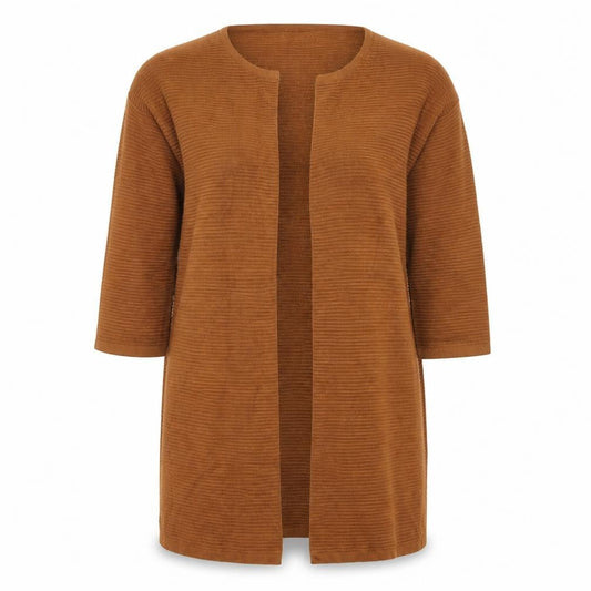 ESMARA Womens Brown   Cardigan Jumper Size M