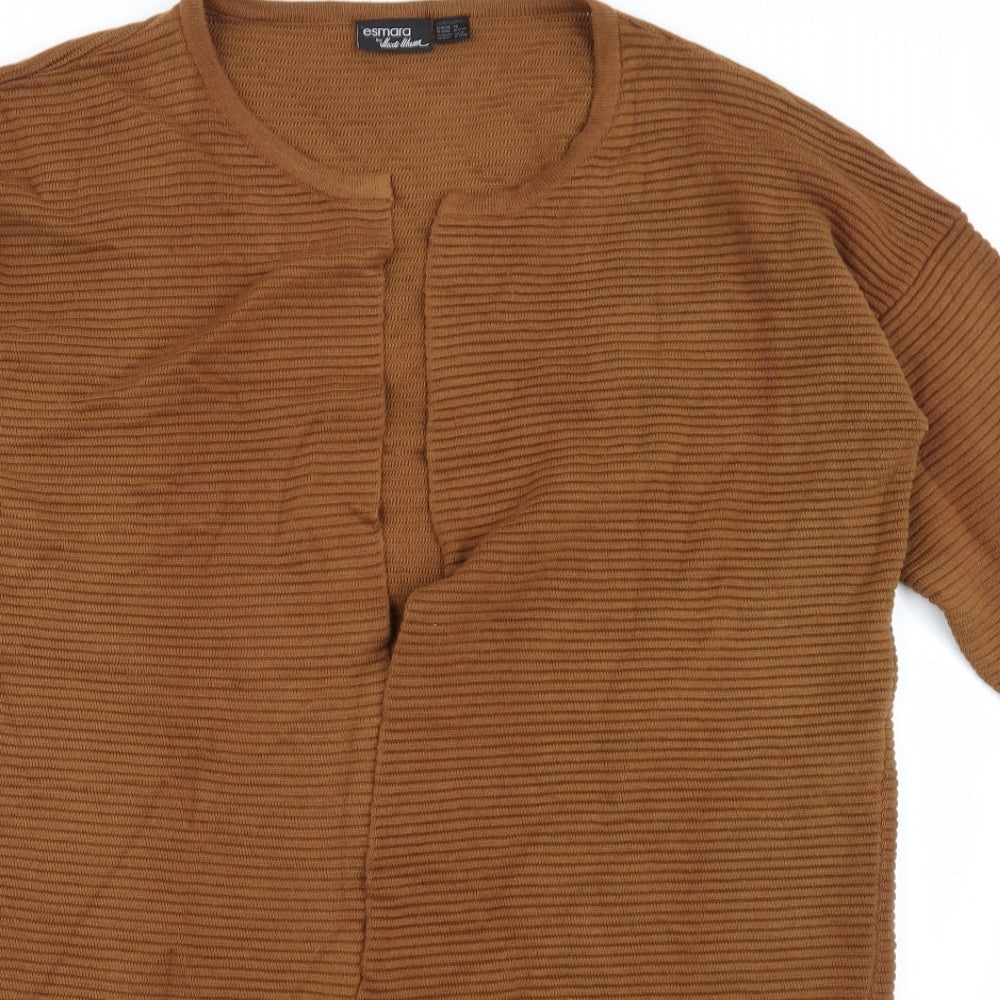 ESMARA Womens Brown   Cardigan Jumper Size M