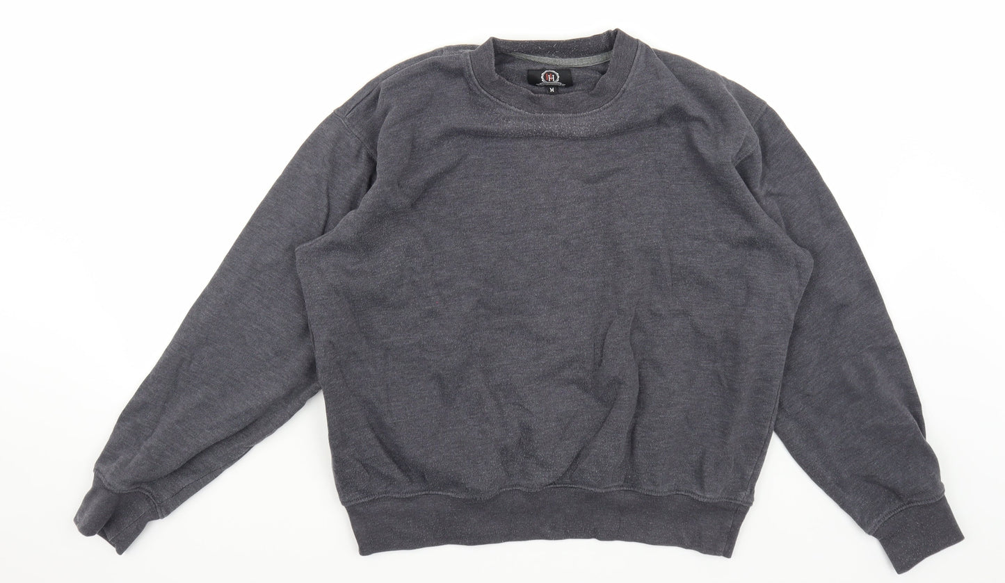 Huston Harbour Womens Grey   Pullover Jumper Size M