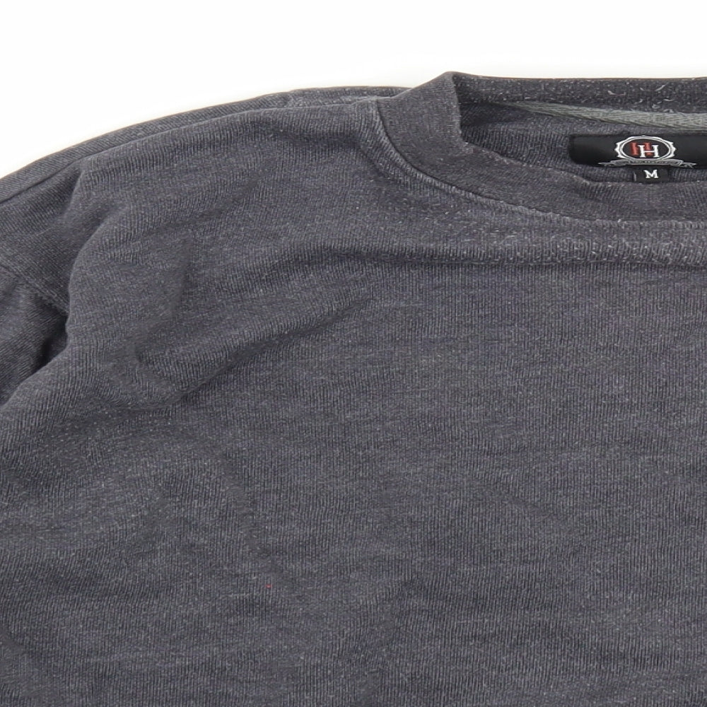 Huston Harbour Womens Grey   Pullover Jumper Size M