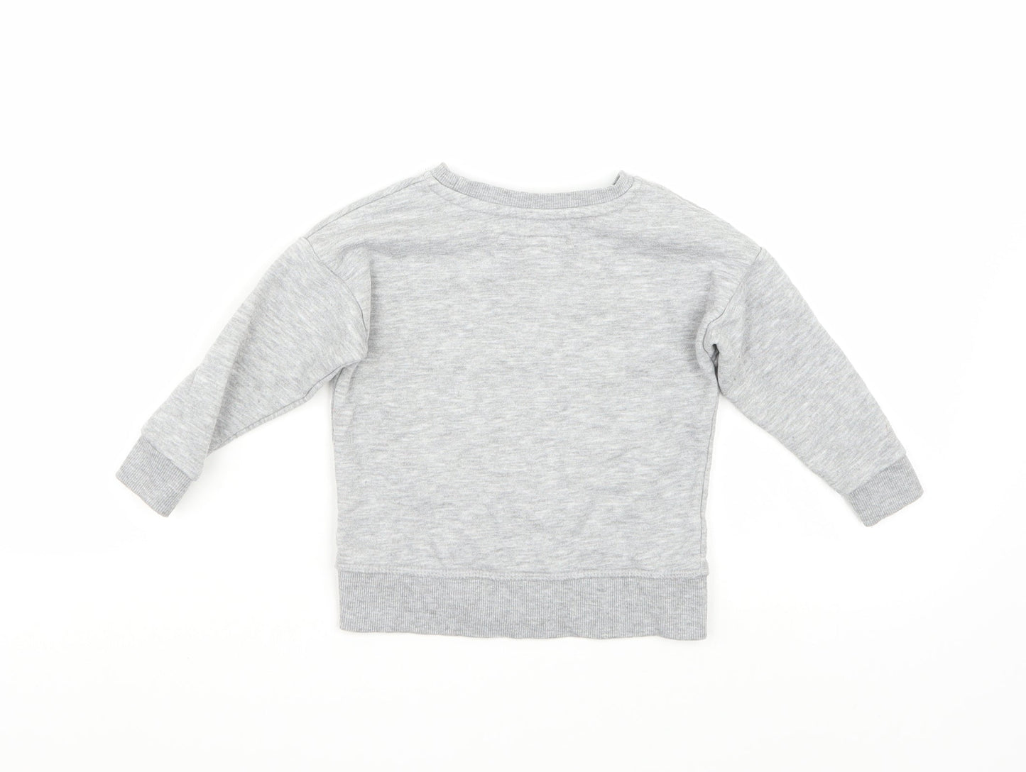 Primark Girls Grey   Pullover Jumper Size 2 Years