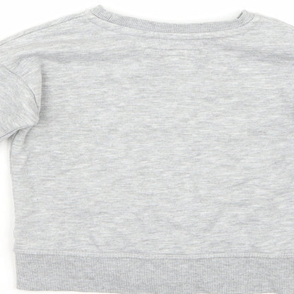 Primark Girls Grey   Pullover Jumper Size 2 Years