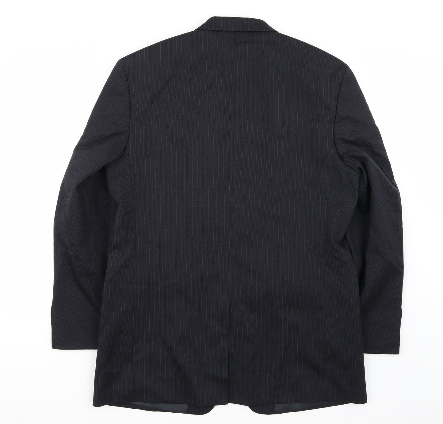 Armando Mens Black   Jacket Suit Jacket Size 42