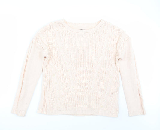 B you Womens Pink   Pullover Jumper Size 12
