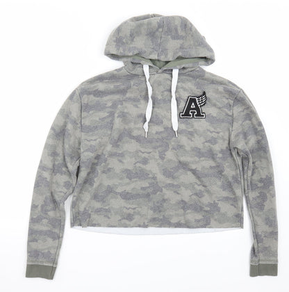 Primark Womens Green Camouflage  Pullover Hoodie Size XS