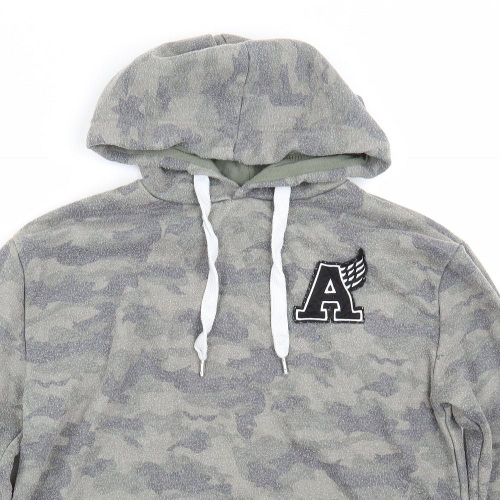 Primark Womens Green Camouflage  Pullover Hoodie Size XS