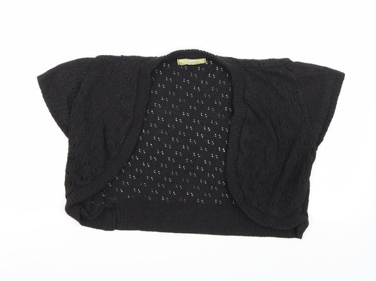 Agenda Womens Black   Cardigan Jumper Size S