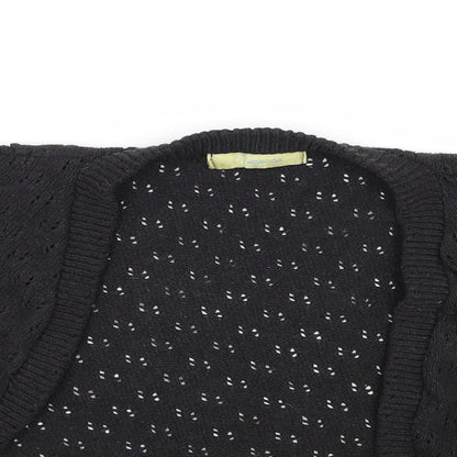 Agenda Womens Black   Cardigan Jumper Size S