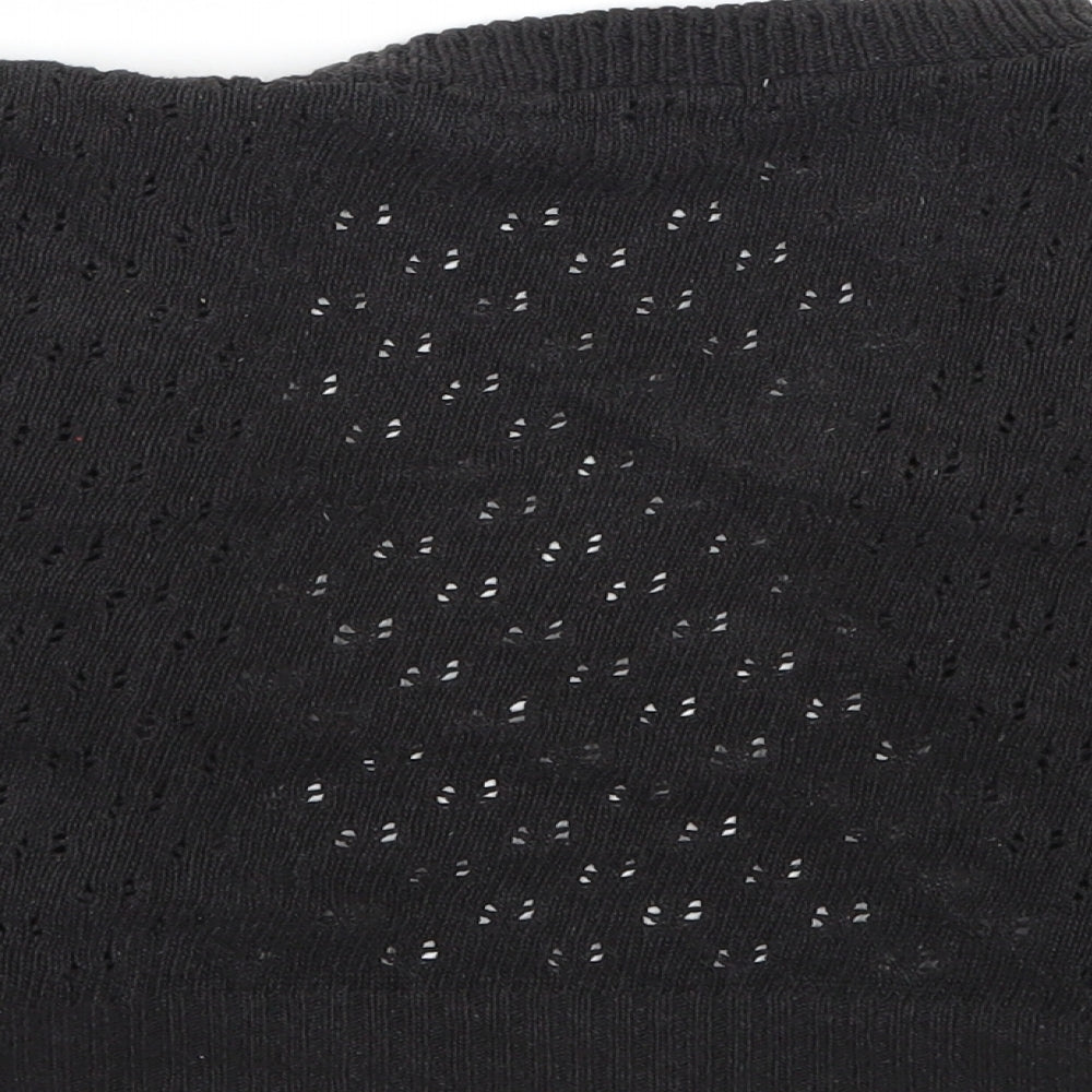 Agenda Womens Black   Cardigan Jumper Size S