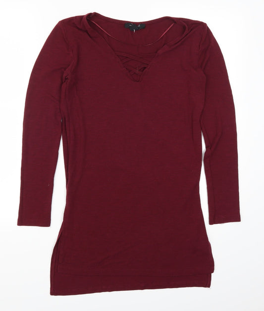 Atmosphere Womens Red   Basic T-Shirt Size 6