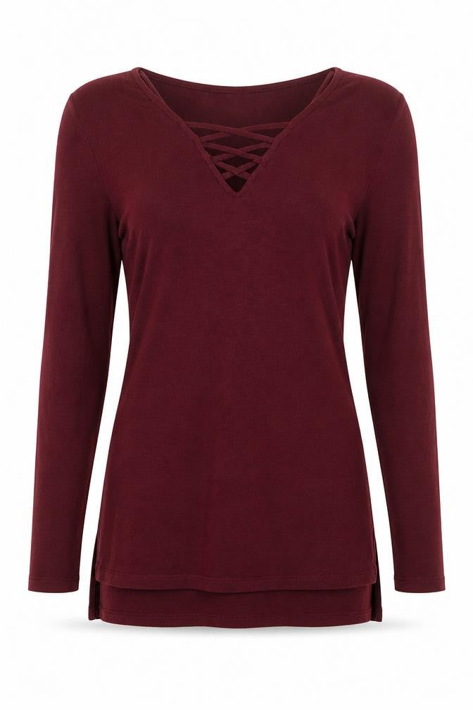 Womens UK Size 6 Atmosphere Red Basic T-Shirt