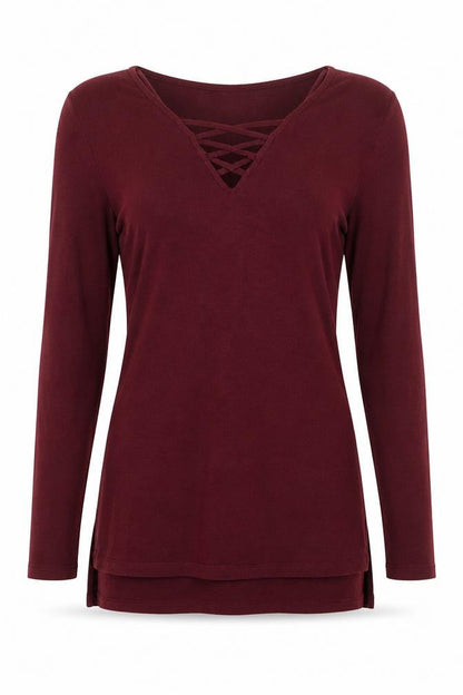 Womens UK Size 6 Atmosphere Red Basic T-Shirt
