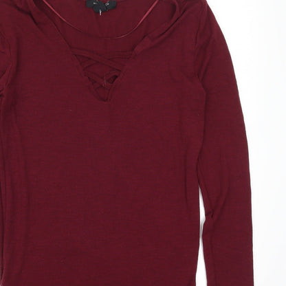 Atmosphere Womens Red   Basic T-Shirt Size 6