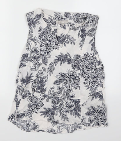 Womens UK Size 6 Marks and Spencer Blue Basic Tank