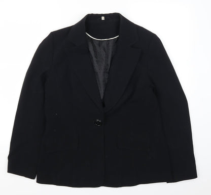 EWM Womens Black   Jacket Suit Jacket Size 14