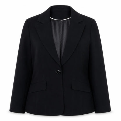 Womens UK Size 14 EWM Regular Black Suit Jacket