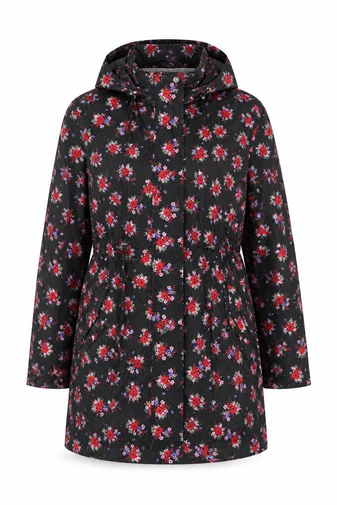 Womens UK Size S TU Black Anorak Coat