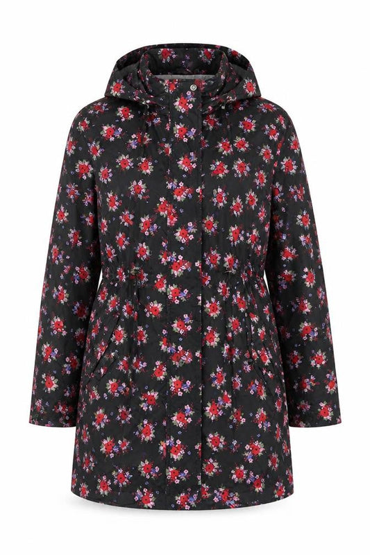 Womens UK Size S TU Black Anorak Coat