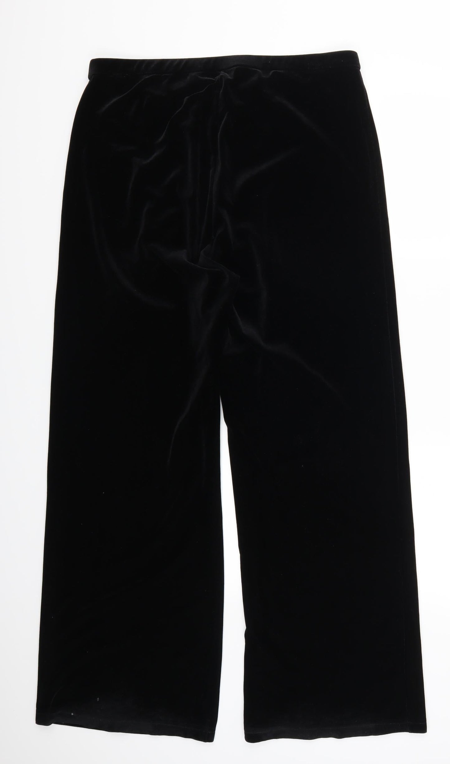 {;atinum Womens Black   Trousers  Size 16 L30 in