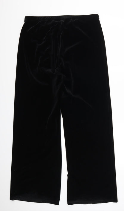 {;atinum Womens Black   Trousers  Size 16 L30 in