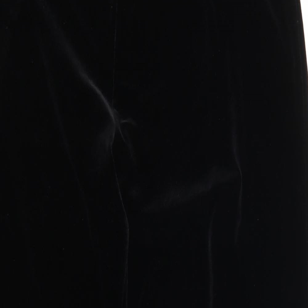 {;atinum Womens Black   Trousers  Size 16 L30 in
