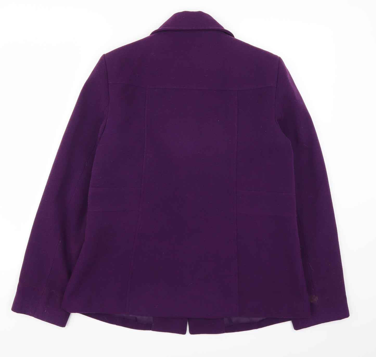 Autonomy Womens Purple   Pea Coat Coat Size 12