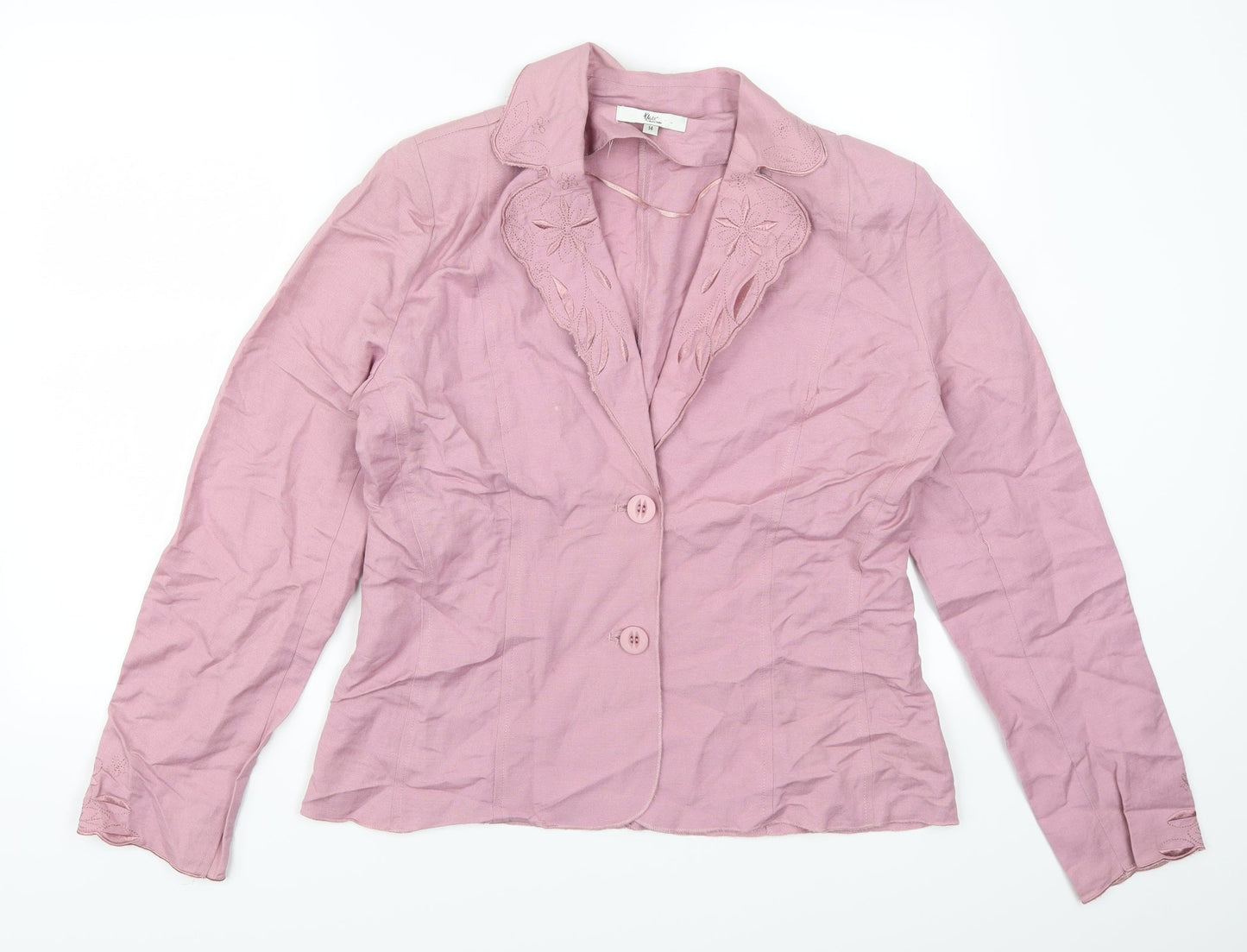 Womens UK Size 14 Klass Pink Jacket