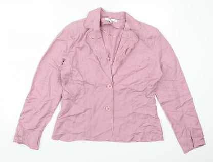 Womens UK Size 14 Klass Pink Jacket