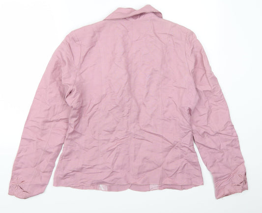 Klass Womens Pink Floral  Jacket  Size 14