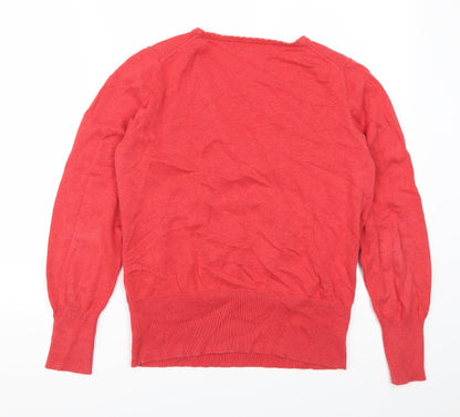 TB Basics Womens Red   Pullover Jumper Size L