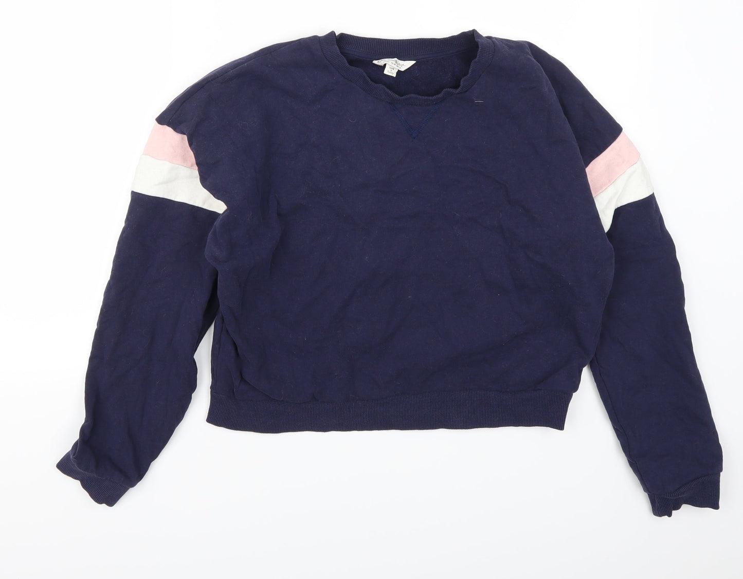 Miss Selfridge Womens Black   Pullover Sweatshirt Size 14