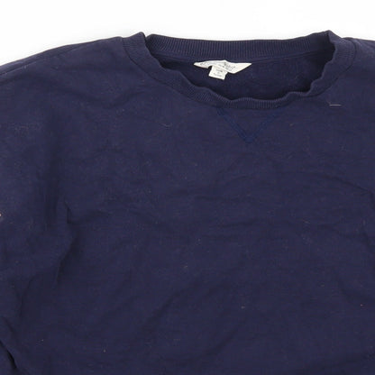 Miss Selfridge Womens Black   Pullover Sweatshirt Size 14
