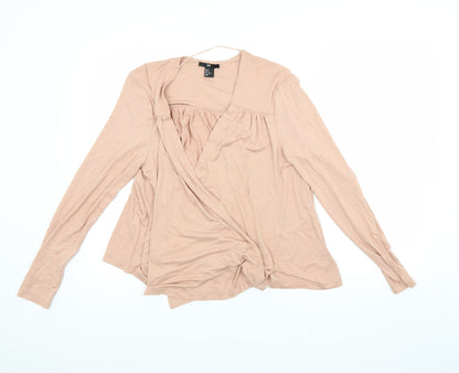 H&M Womens Pink   Cardigan Jumper Size M