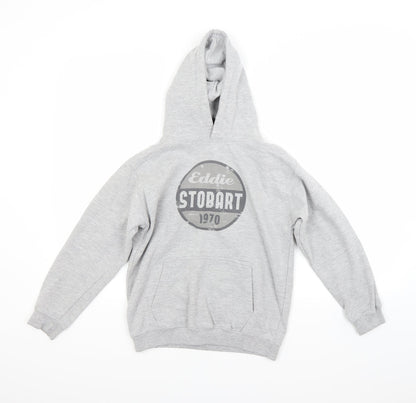 Preworn Boys Grey   Pullover Hoodie Size 9-10 Years  - Eddie Stobart