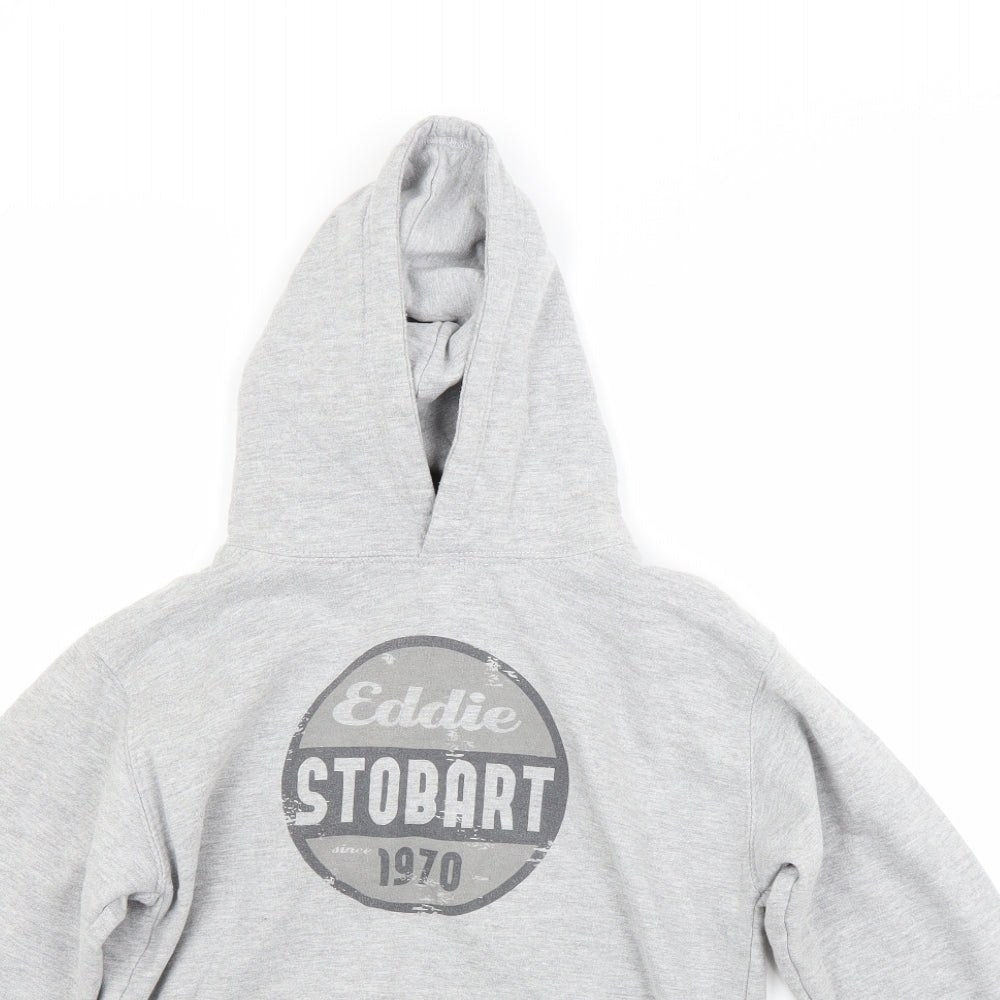 Preworn Boys Grey   Pullover Hoodie Size 9-10 Years  - Eddie Stobart