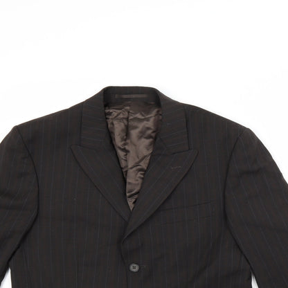 Mens UK Size 36 Burton Regular Brown Suit Jacket
