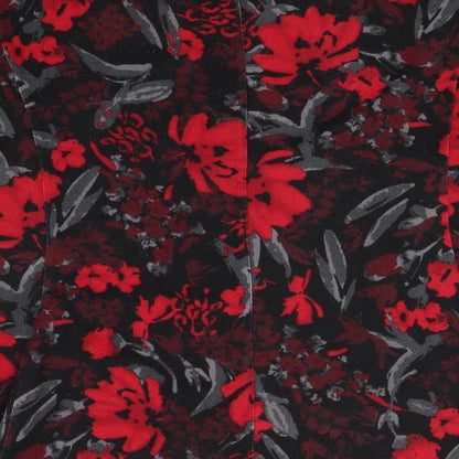 isle Womens Black Floral  Jumper Dress  Size 14
