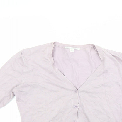 Preworn Womens Pink   Cardigan Jumper Size S
